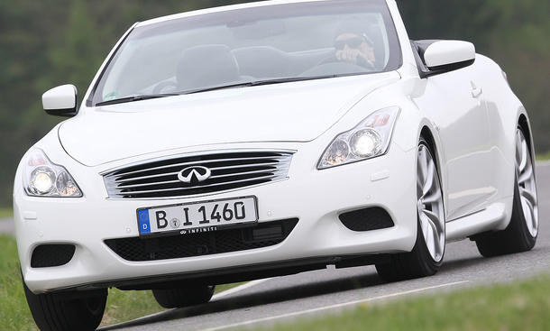Infiniti G37 Cabrio
Unbekanntes Logo an unbekanntem Auto: Infiniti-Eigner reisen inkognito Unbekanntes Logo an unbekanntem Auto: Infiniti G37 Cabrio-Eigner reisen inkognito