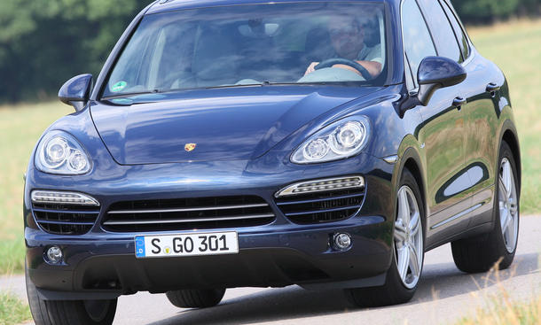 Porsche Cayenne DieselDer Cayenne giert nach Kurven wie kein anderer Dickhäuter dieser Klasse Porsche Cayenne Diesel im SUV-Vergleichstest