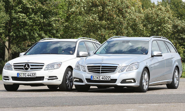 Mercedes Kombis C Klasse T Modell Und E Klasse T Modell Im Test