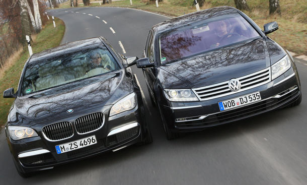 Luxus: BMW 740i und VW Phaeton V8 4Motion