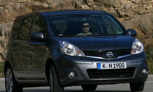 Nissan Note 1.6 im Vergleichstest