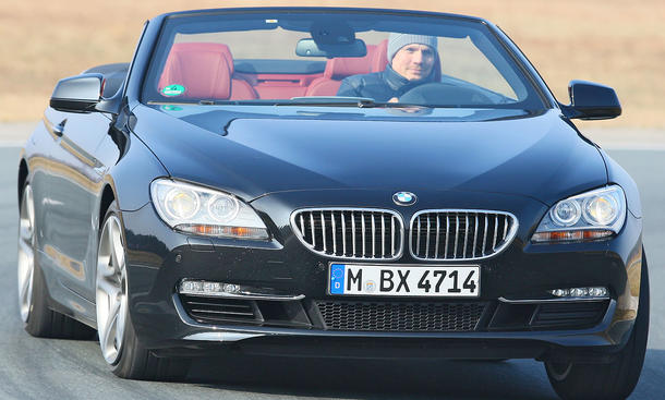 BMW 650i Cabrio
Der Grundpreis des 650i liegt bei 94.300 Euro BMW 650i Cabrio ab 94.300 Euro