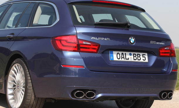 BMW Alpina B5 Biturbo Touring in 4,8 Sekunden auf Tempo 100