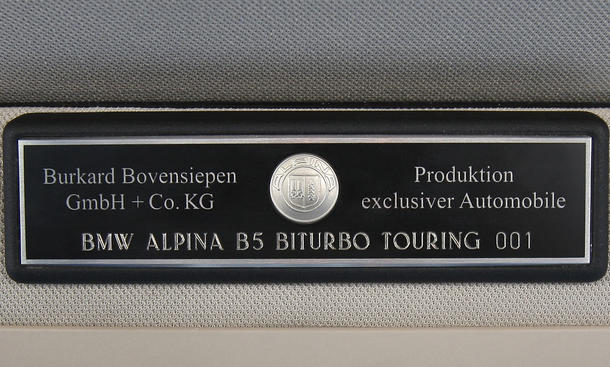 BMW Alpina B5 Biturbo Touring mit der Seriennummer 001