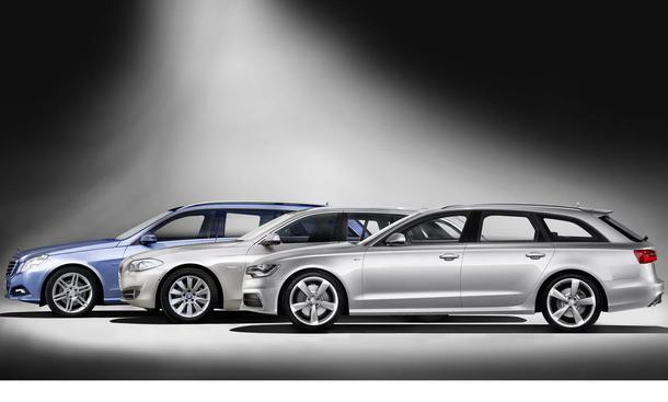 Kombi Vergleich Audi A6 Avant BMW 5er Touring Mercedes E-Klasse T-Modell