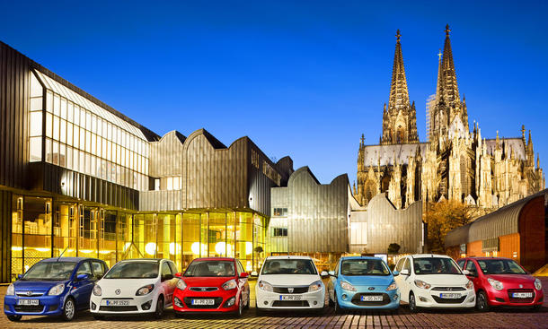 Kleinwagen-Test: Sieben günstige Autos im Vergleich