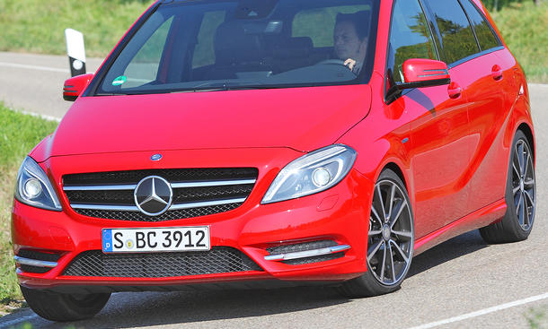 Mercedes B 180 BlueEFFICIENCY - Fahrdynamik