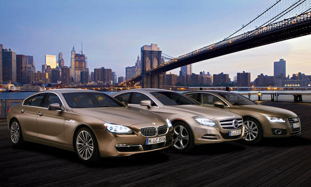 Bmw 6er Gran Coupé Mercedes Cls Und Audi A7 Sportback Im Vergleich