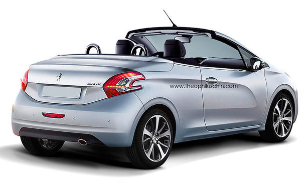 Peugeot 208 CC 2012 Cabrio Klappdach