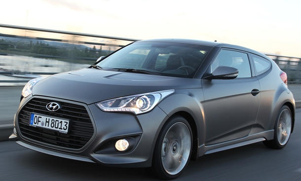 Hyundai Veloster neuer Einstiegspreis Veloster Turbo 2012 grau