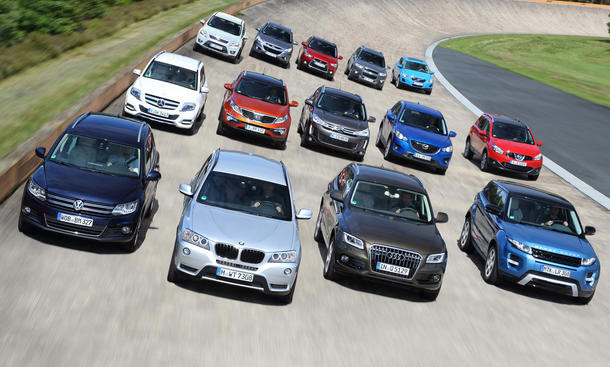 14 Suv Im Mega Test 12 Mazda Cx 5 Bis Vw Tiguan Autozeitung De