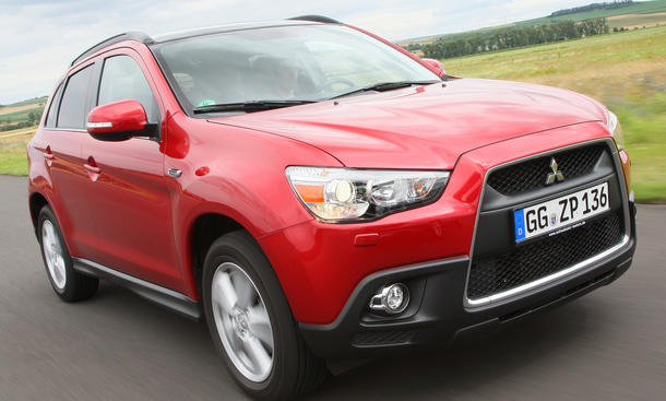 Mitsubishi ASX 1.8 DI-D 4WD SUV-Vergleich 2012 Allrad