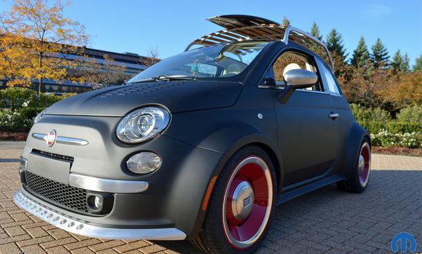 Fiat 500 Beach Cruiser Cabrio Tuning Von Mopar Auf Der Sema 12