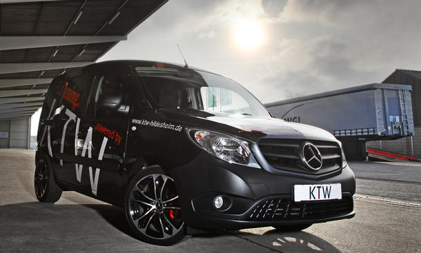 Mercedes Citan, KTW-Tuning, Sportfedern, Distanzscheiben