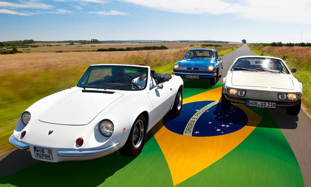 Sportwagen für Brasilien: VW SP 2 Puma GT Spider und Ghia