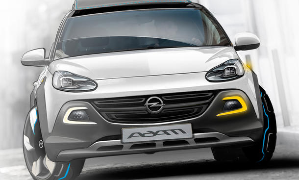 Opel Adam Rocks Faltdach Cabrio Mit Offroad Flair Fur Genf 13