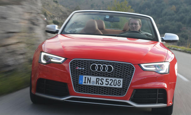 Bilder Audi RS 5 Cabriolet 2013 Sport Cabrio Einzeltest Test