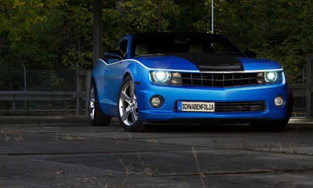 Chevrolet Camaro SS Tuning Leistungssteigerung Schwabenfolia Folierung