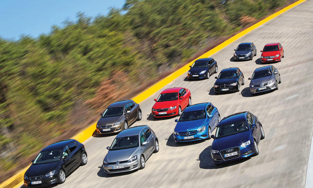 Vw Golf 7 Tsi Im Test Gegen 10 Kompaktklasse Benziner Im