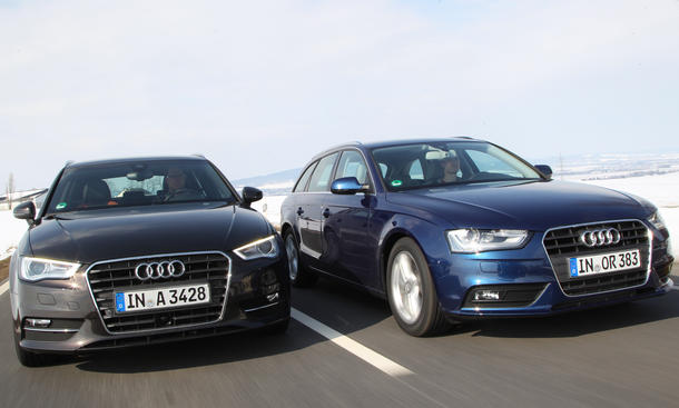 Konzept Vergleich Audi A4 Avant A3 Sportback 