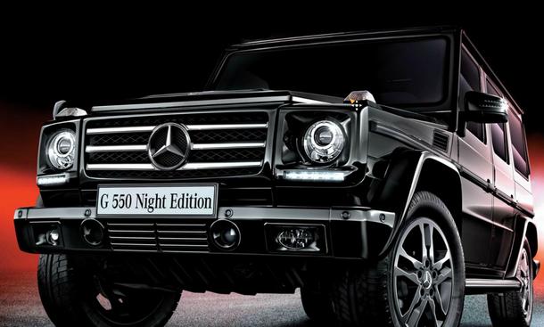 Mercedes G 550 Night Edition G Klasse Sondermodell Fur Japan