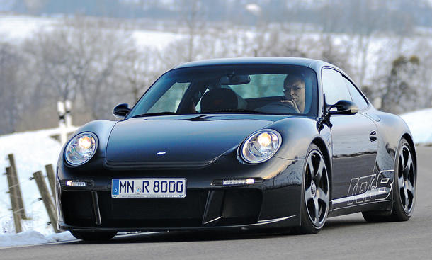 Ruf RGT-8 Hochdrehzahl-V8 Porsche 911 Fahrbericht Bilder 