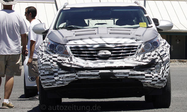 Kia Sportage Facelift 14 Neuer Erlkonig Gesichtet