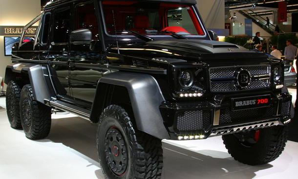 Brabus B63S-700 6x6 IAA 2013 Tuning Leistungssteigerung G-Klasse Dreiachser Geländewagen