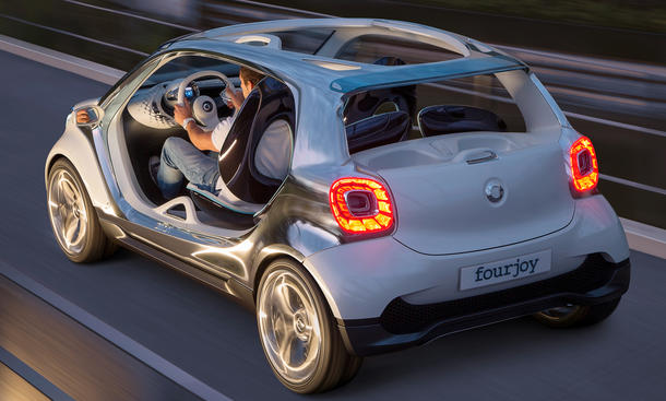 Smart Fourjoy Concept Studie IAA 2013 Forfour 2014 Viersitzer Kleinwagen 