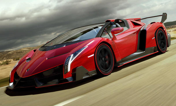 Lamborghini Veneno Roadster 2014 Preis Serie Rot