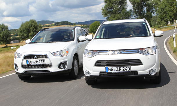 Mitsubishi Outlander 2.2 Di-D Vergleich SUV ASX 1.8 DI-D