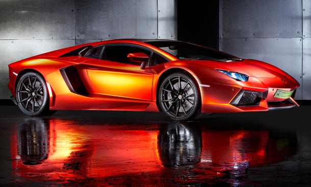 Print Tech Lamborghini Aventador Tuning Folierung Car Wrapping