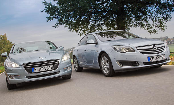 Vergleich Opel Insignia Vs Peugeot 508 Bilder Und Technische Daten