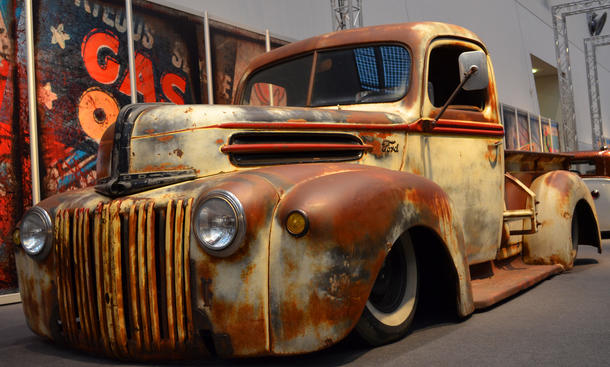 Essen Motor Show 2013 Hot Rods US Rat Cars