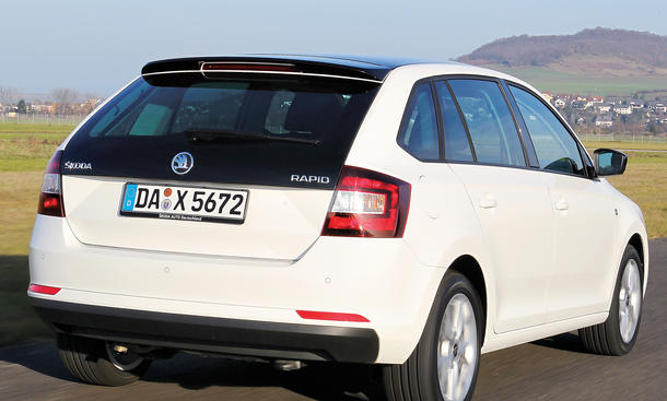 Bilder Skoda Rapid Spaceback 1.2 TSI Kompaktklasse Bremsen