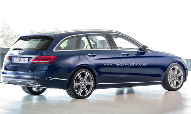 Mercedes C Klasse T Modell 2014 So Kommt Der Kombi Autozeitung De