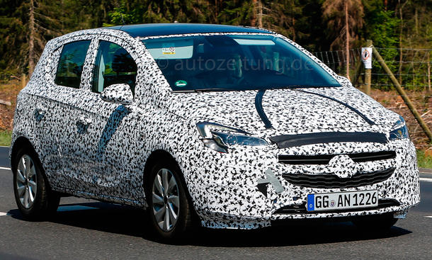 Opel Corsa E 15 Erlkonig Der Neuen Kleinwagen Generation