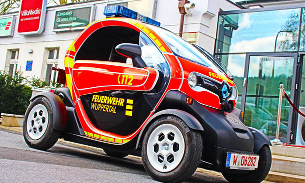 Renault Twizy Feuerwehr Wuppertal 2014 Firefighter Elektro Kleinstwagen