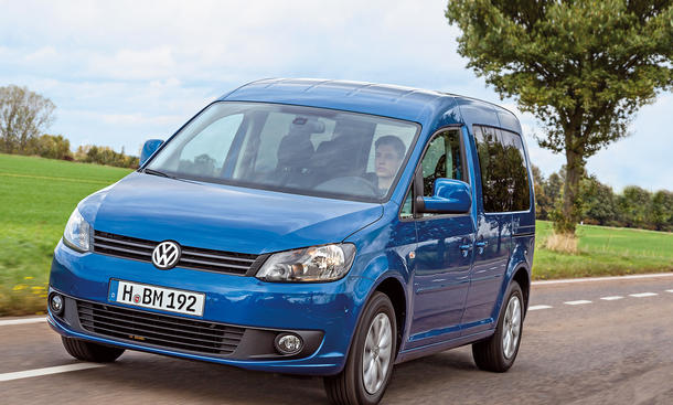 VW Caddy 1.6 TDI BlueMotion 2014 Test 