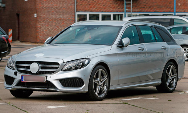 Mercedes C-Klasse T-Modell - Als Limousine schon auf dem Markt, als Kombi erstmals in Leipzig zu sehen: Die neue C-Klasse... AMI Leipzig 2014 Highlights Premieren Vorschau Automesse Weltpremiere