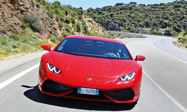 Lamborghini Huracan LP-610-4 2014 Test Fahrbericht Sportwagen Bilder