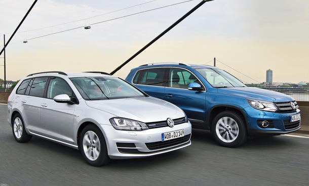 Vw Golf Variant Vs Vw Tiguan Konzeptvergleich Autozeitung De