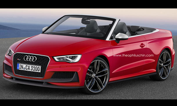 Audi RS3 Cabrio Studie Konzeptfahrzeug 2014 Theophilus Chin