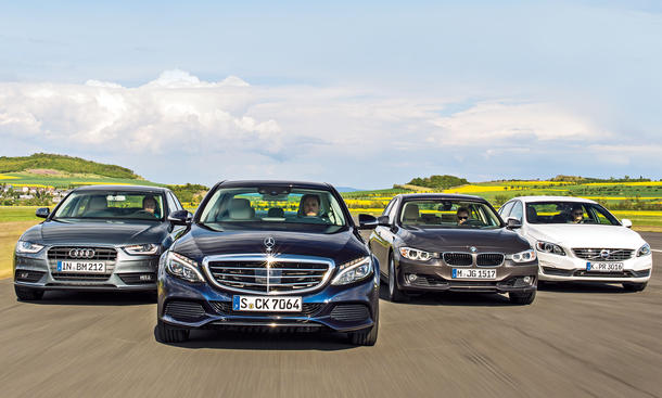 Mercedes C 250 Vs Audi A4 20 Tfsi Bmw 320i Und Volvo S 60