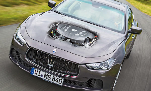 Maserati Ghibli Diesel Test Oberklasse Limousine Bilder 