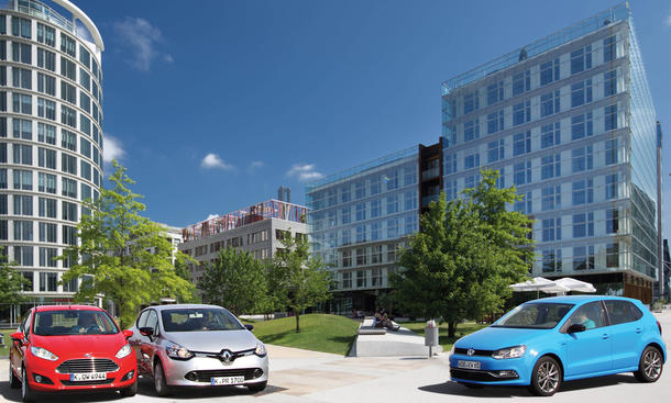 Vw Polo Facelift Vs Ford Fiesta Renault Clio Kleinwagen Vergleich
