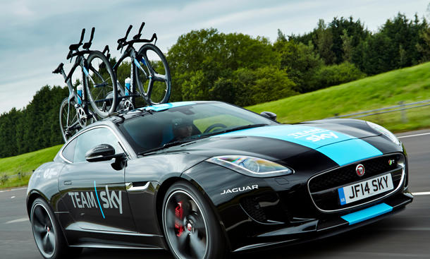 Jaguar F Type Tour de France Fahrrad Team Sky 3