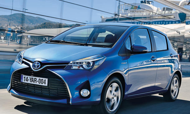 Toyota Yaris Hybrid Facelift 2014 Fahrbericht Autozeitung De