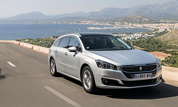 Peugeot 508 SW Facelift Test Fahrbericht Bilder