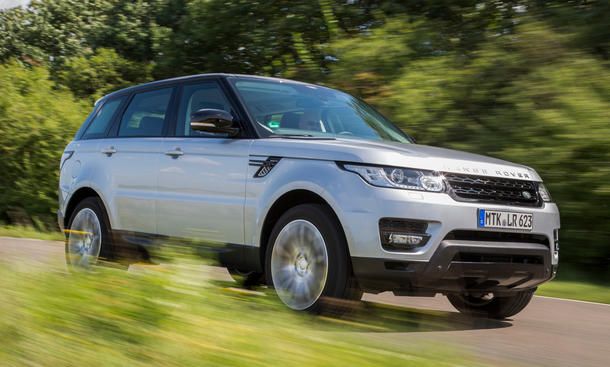 Range Rover Sport SDV8 Test Bilder technische Daten